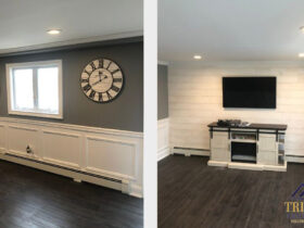 Basement Refinishing by Tri Build Construction Long Island