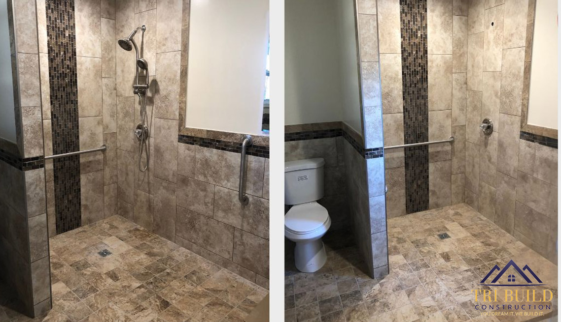 Bathroom Remodel by Tri Build Construction Long Island